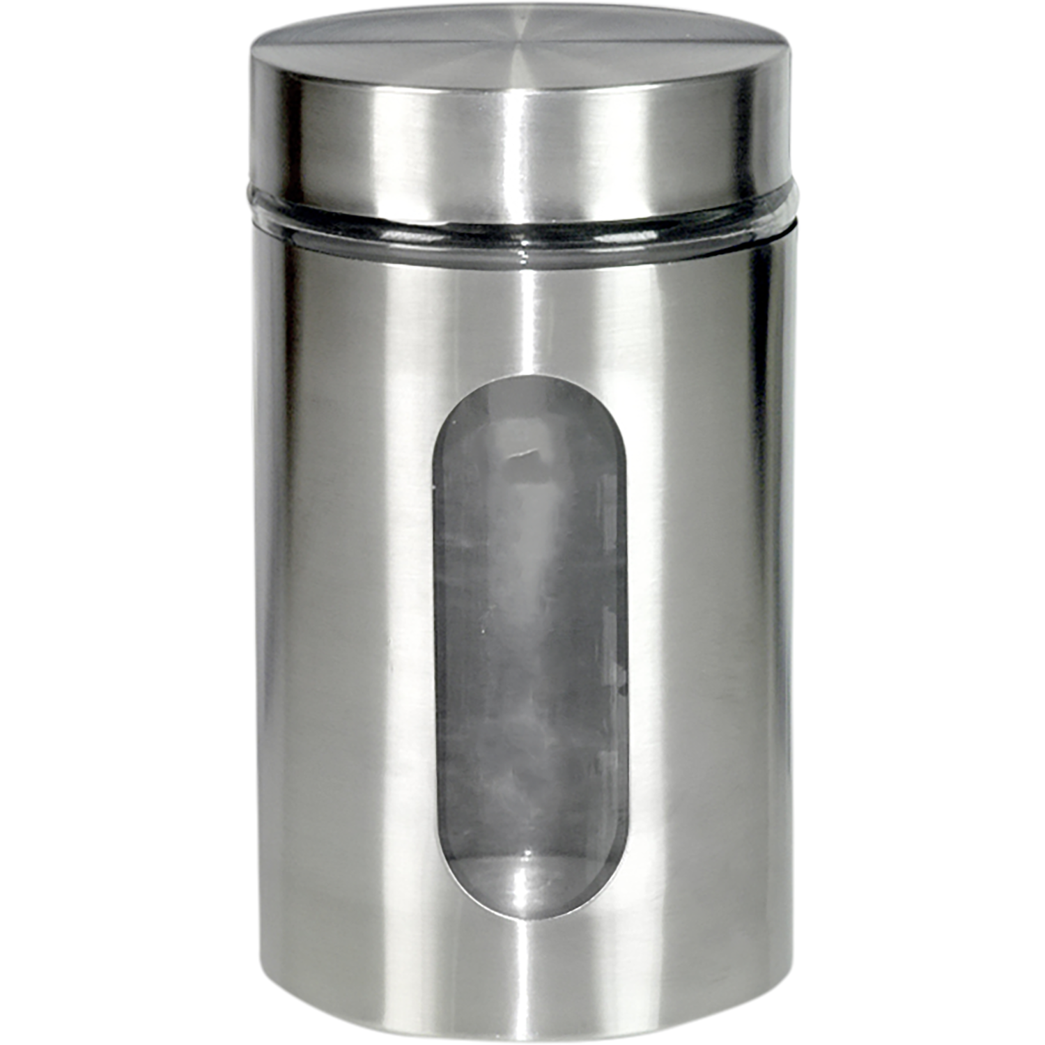 GUSTO CASA - Barattolo con oblò in acciaio 900ml